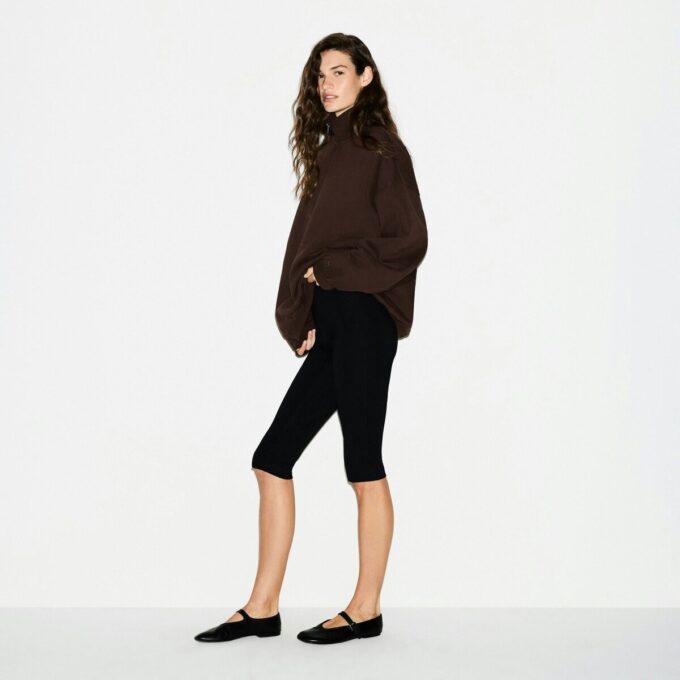 KJÆRESTFRI FLEECE OVERSIZED HALV GLIDELÅS