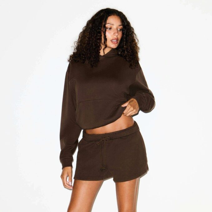 KLASSISK BOMULLSFLEECESHORT