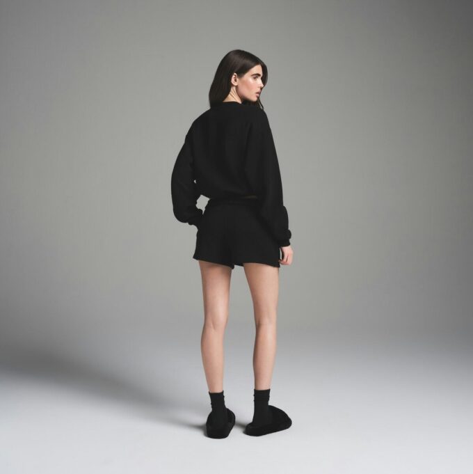 KLASSISK BOMULLSFLEECESHORT
