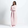 KOSELIG LETT OVERSIZED KABELSTRIKKET LANG KJOLE