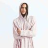 KOSELIG LETT OVERSIZED KABELSTRIKKET LANG KJOLE