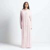 KOSELIG LETT OVERSIZED KABELSTRIKKET LANG KJOLE