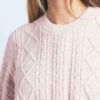 KOSELIG LETT OVERSIZERET KABELSTRIKKET GENSER MED CREWNECK-HALS KOSELIG LETT OVERSIZERET KABELSTRIKKET GENSER MED CREWNECK-HALS