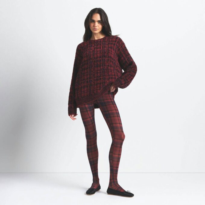 KOSELIG OVERSIZERET GENSER MED CREWNECK-HALS