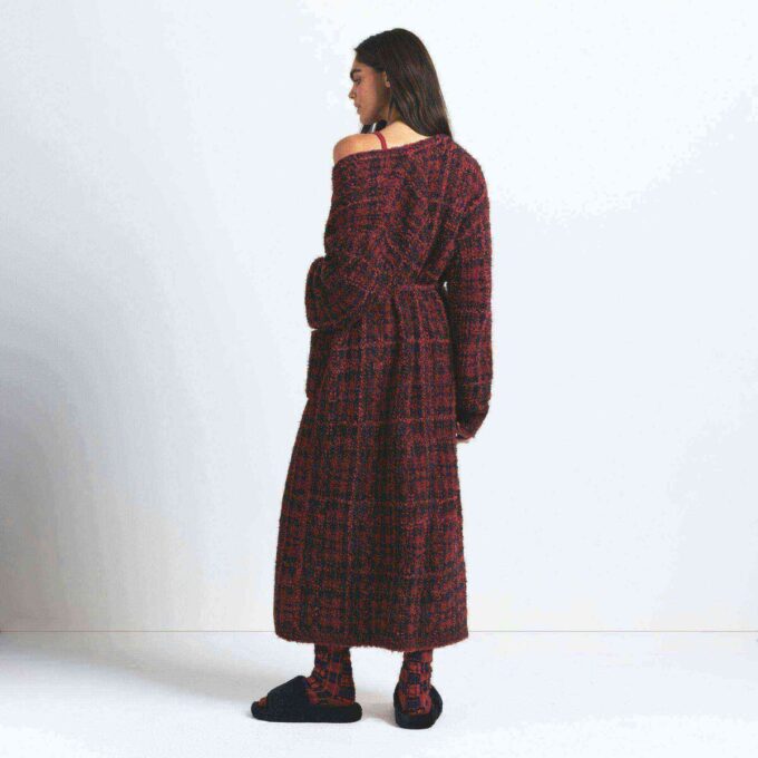 KOSELIG STRIKKET UNISEX-KÅPE