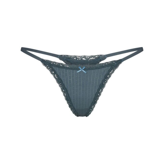 LETT BOMULLSPUNKT MED BLONDE-STRING