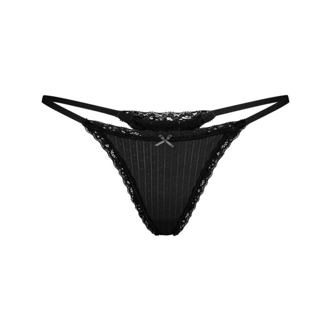 LETT BOMULLSPUNKT MED BLONDE-STRING