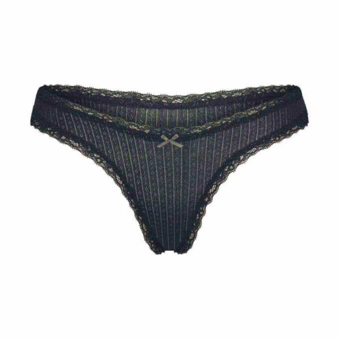 LETT BOMULLSTRANSE MED POINTELLE-BLONDE