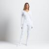 LOGO PLYSH POINTELLE MED RHINESTEN LANG ONESI