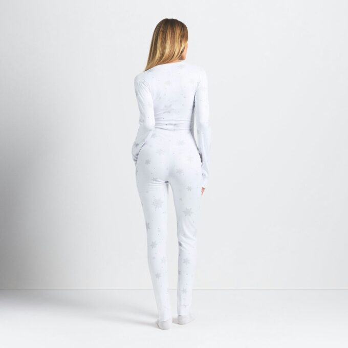 LOGO PLYSH POINTELLE MED RHINESTEN LANG ONESI