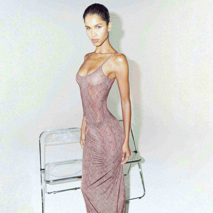 MELKEFULL TRANSPARENT CAMI-BODY