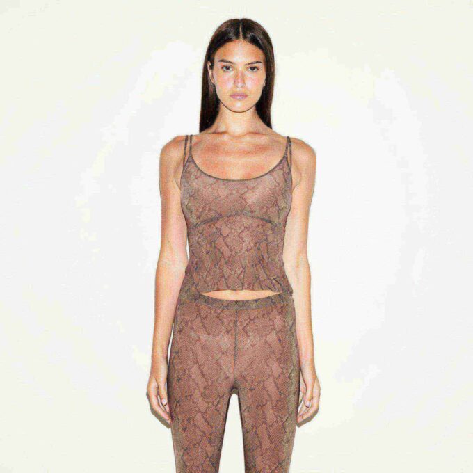 MELKETE, TRANSPARENT CAMI