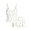 MYKT LOUNGE-SETT MED BLONDE-CAMI OG SHORTS