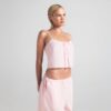 Nattbluse i bomullspoplin