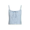 Nattbluse i bomullspoplin