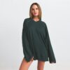 NikeSKIMS LUFTIG V-HALS OVERSIZED LANGERMET TOPP