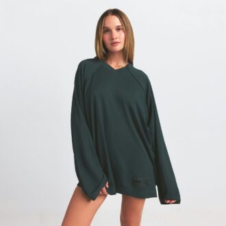 NikeSKIMS LUFTIG V-HALS OVERSIZED LANGERMET TOPP