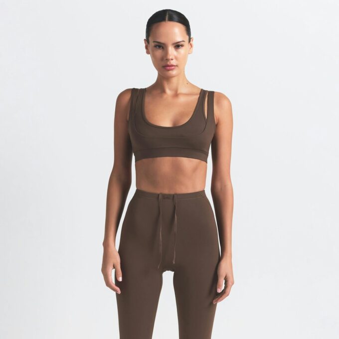 NikeSKIMS MATT FOOTSIE GRIP LEGGINGS