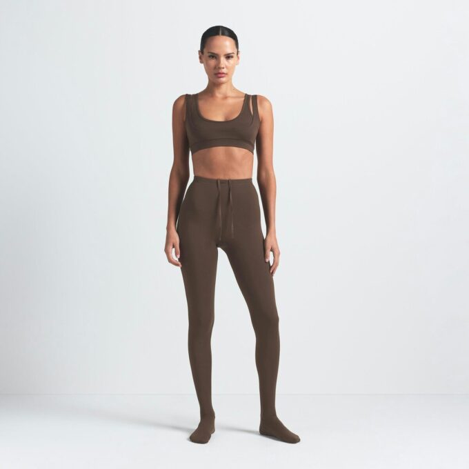 NikeSKIMS MATT FOOTSIE GRIP LEGGINGS