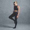 NikeSKIMS MATT FOOTSIE GRIP LEGGINGS