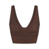 NikeSKIMS MATT V-HALS BH-TOPP