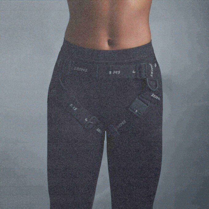 NikeSKIMS MATT V-LINE 26″ LEGGING