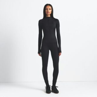 NikeSKIMS SHINE LANGERMET HALV GLIDELÅS