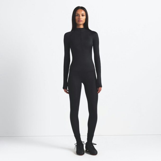 NikeSKIMS SHINE LANGERMET HALV GLIDELÅS