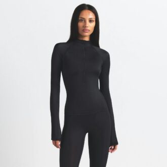 NikeSKIMS SHINE LANGERMET HALV GLIDELÅS