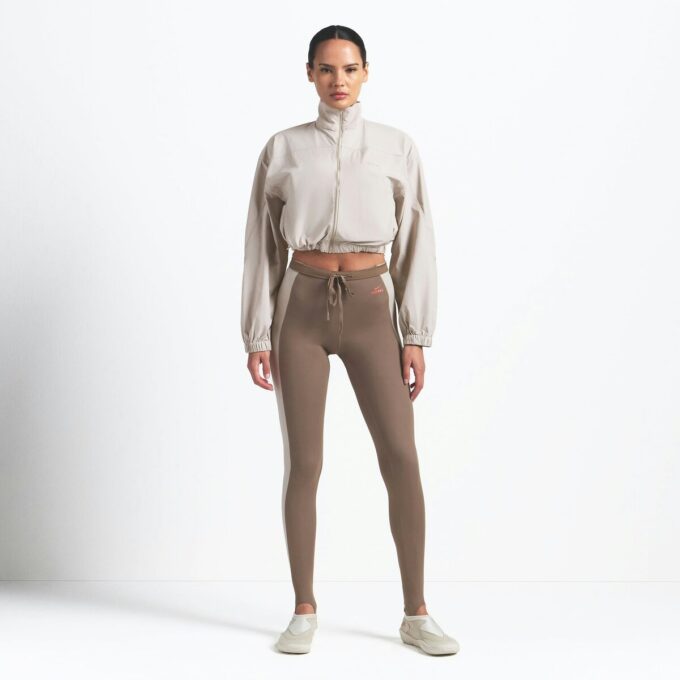 NikeSKIMS VEVET NYLON CROP JAKKE