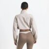 NikeSKIMS VEVET NYLON CROP JAKKE