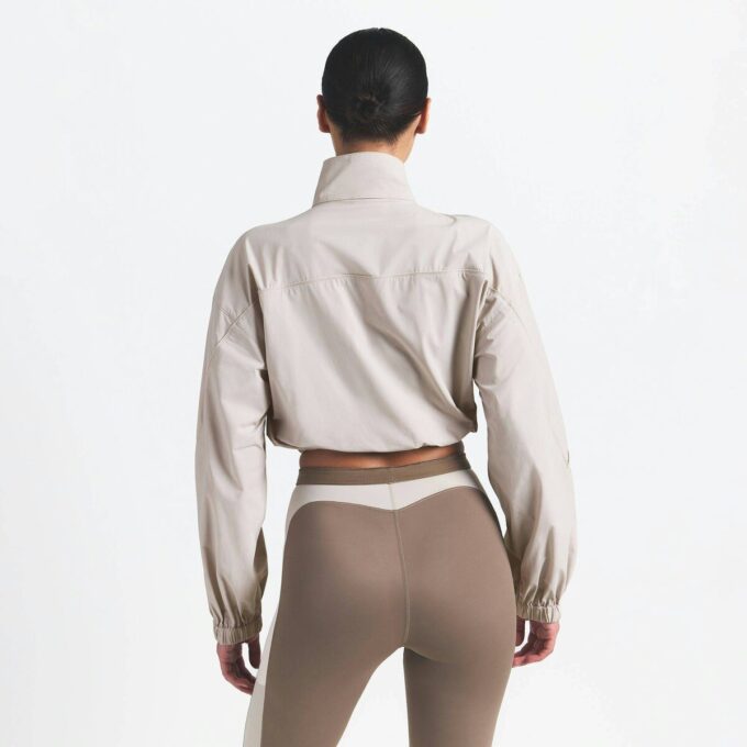 NikeSKIMS VEVET NYLON CROP JAKKE