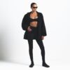 NikeSKIMS VEVET NYLON OVERSIZED TRENINGSJAKKE