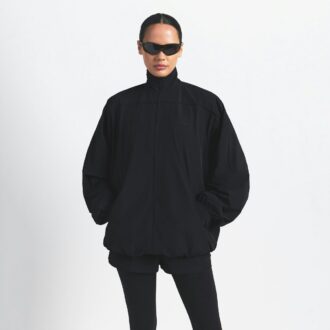 NikeSKIMS VEVET NYLON OVERSIZED TRENINGSJAKKE