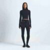 NikeSKIMS VINTAGE SØMLØS CROP-TOP MED HØY HALS