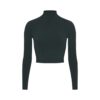 NikeSKIMS VINTAGE SØMLØS CROP-TOP MED HØY HALS