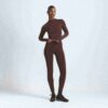 NikeSKIMS VINTAGE SØMLØS CROP-TOP MED HØY HALS
