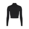 NikeSKIMS VINTAGE SØMLØS CROP-TOP MED HØY HALS