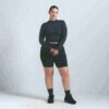 NikeSKIMS VINTAGE SØMLØS CROP-TOP MED HØY HALS