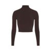 NikeSKIMS VINTAGE SØMLØS CROP-TOP MED HØY HALS