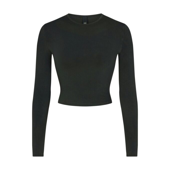 NY VINTAGE BESKRIVET LANGERMET T-SKJORTE