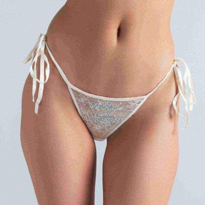 NYHETER INTIMATES BRODERTE BIKINI 3-PAKNING