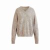 OVERSIZED GENSER I ULLCASJMIR MED V-HALS