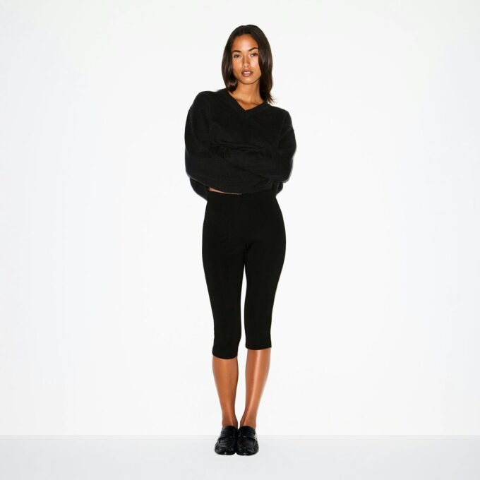 OVERSIZED GENSER I ULLCASJMIR MED V-HALS