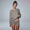 OVERSIZED GENSER I ULLCASJMIR MED V-HALS
