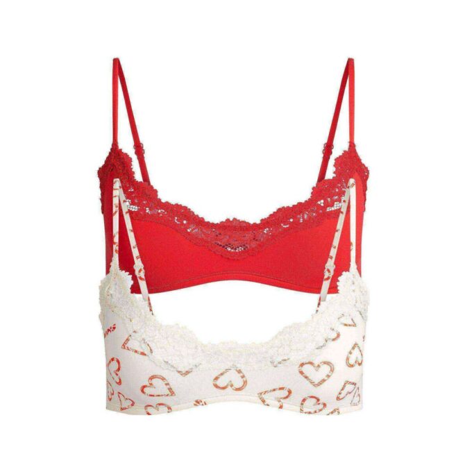 PASSER ALLE BLONDE SCOOP BRALETTE 2-PAKNING