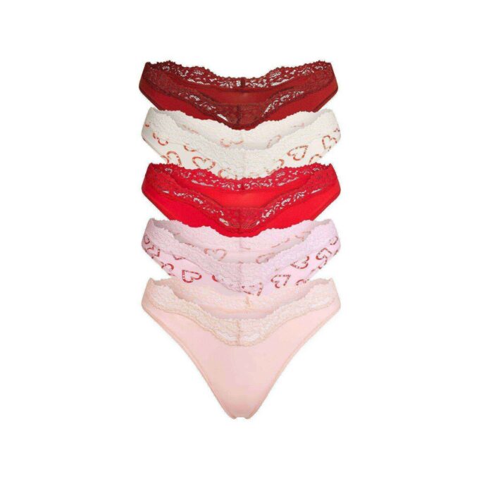 PASSER ALLE BLONDEDYPPET THONG 5-PAKNING