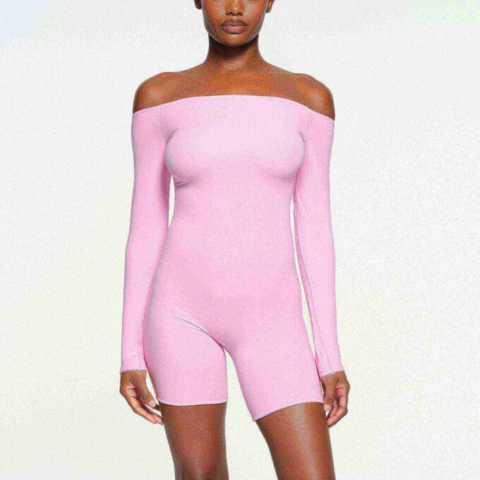 PASSER ALLE PICOT OFF THE SHOULDER-DRESSING