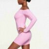 PASSER ALLE PICOT OFF THE SHOULDER-DRESSING