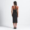 RINESTENSTRIKKET HALTER MIDI-SLIPKJOLE